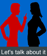 Let's talk about it Icon